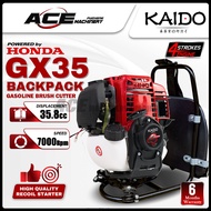 [ KAIDO ] GX35 ENGINE HONDA 4 STROKE GASOLINE BACKPACK BRUSH CUTTER | 4-STROKE ENGINE | 35.8CC | GX3