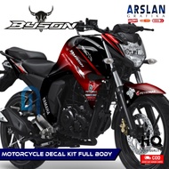 Decal BYSON FI Full Body Motorcycle Sticker BYSON FI Accessories Set Sticker List Cool Variation PET
