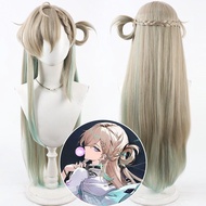 Mingchao Linna cos Wig Lynae Simulation Scalp Two-Color Gradient Long Exude Hair