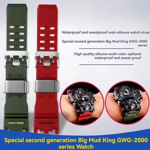 For G-SHOCK Casio Second Generation Big Mud King Modified WatchBand GWG2000 GWG-2000 GWG-2040 Series