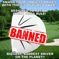 White Ghost Sooolong Illegal Non-CONFORMING High COR 750cc Huge Distance Banned Golf Driver Componen