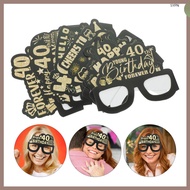 12 Pcs Adults Glasses Birthday Decoration Kit 40th Party Sunglasses Bulk for shaoyipin