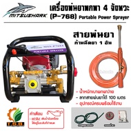 เครื่องพ่นยาแบบพกพา เครื่องยนต์ 4 จังหวะ 768P (เครื่องพ่นยาลากสาย) พร้อมสายพ่นยา ก้านพ่นยา 1 อัน