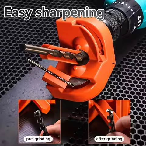 2-16mm Drill Bit Sharpener Grinder, Multipurpose Drill Bit Grinding Sharpener Polishing Grinding Too