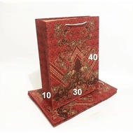 Tas Kertas Paper Bag Batik Besar 30x40 | Tas Kado Murah 12pcs