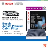 Bosch Aeristo Premium Activated Carbon Cabin Air Filter for Nissan Serena Hybrid 2.0 C26L C27L 00986