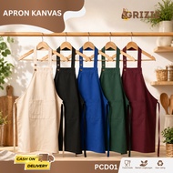 Taslan Apron Canvas Apron/ Plain Chef Apron Kitchen Apron/ Kitchen Apron/ Cooking Apron/ Kitchen Apr