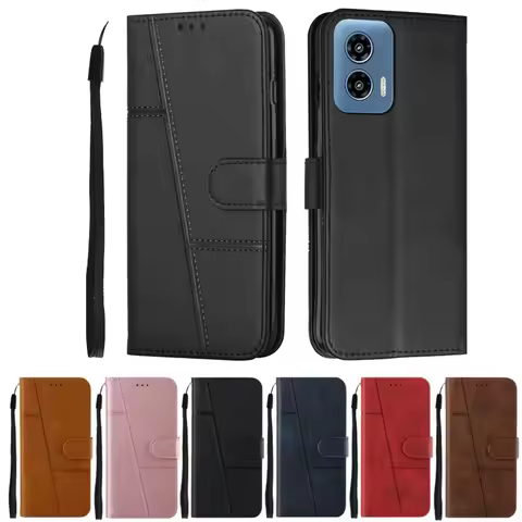 For Moto G Play 2024 Case Flip Wallet Book Cover for Coque Motorola Moto G Play 2024 Phone Case GPla
