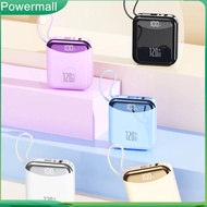 [3C Certified] Built-in cable 120w 20000mah fast charge powerbank10000mah powerbank