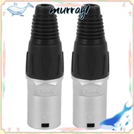 MURRAY 2PCS RJ45 Connectors, ELRJA 8P8C  Connector, Panel Connector Shielded Fire Retardance Insulat