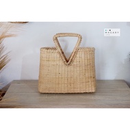 MAGARY BAGS / Ghana Bag / Rattan Bag / Rattan Bag / Leather Bag / Balinese Rattan Bag / Bali Rattan 