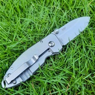 Crkt Squid Silver Stonewash Folding Knife