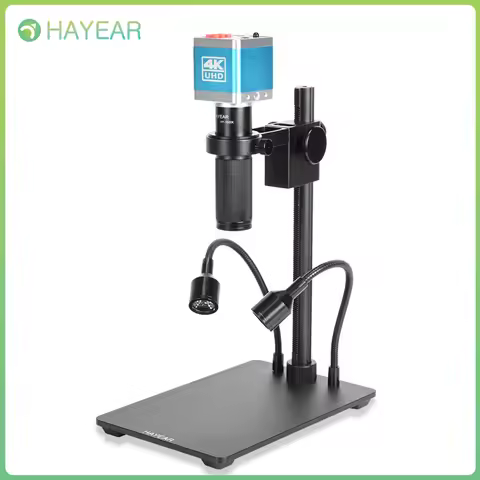 HAYEAR HY-6110 4K 60FPS Industry Video Microscope Camera HDMI Compatible USB Simultaneous Output Mag