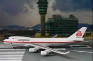 Phoenix 1:400,飛機模型 cargolux 盧森堡國際貨運航空復古B747-400,11637