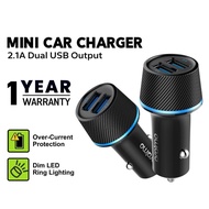 Car Charger USB Car Charger Kereta USB Kereta 2.1A Dual USB Car Charger Dalam Kereta OCC-21D In Car 