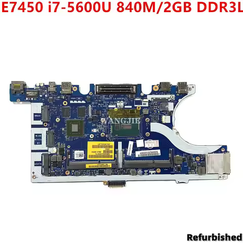 CN-0KVR03 0KVR03 KVR03 For DELL Latitude E7450 7450 Laptop Motherboard ZBU11 LA-A963P With SR23V i7-