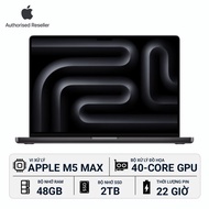 MacBook Pro 2026 16 inch M5 Max 18‑core CPU | 40‑core GPU 48GB/2TB Chính Hãng