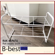 White steel SHOE RACK / WHITE SHOE RACK size 60 x40 cm SHOE HOLDER