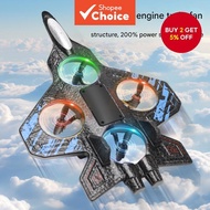 Foam Glider Fighter Airplane Toy Hand Launch Flying Plane Control Kids Gift Outdoor mobil remote con