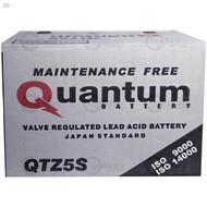 ◎✲Quantum Motorcycle Battery QTZ5S 4L for XRM, Wave, BeAT, Mio i 125/Soul, Soulty