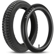 GLDYTIMES 14" Bike Inner Tube, 14x2.125/2.4 Tube With Schrader Valve Fits Electric Scooters And E-Bi