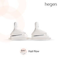 Hegen จุกนม จุกนมเสมือนนมแม่ จุกนมเฮเก้น จุกนมhegen #3 Fast Flow น้ำนมไหลเร็ว แพ็ค 2 ชิ้น เหมาะสำหรั