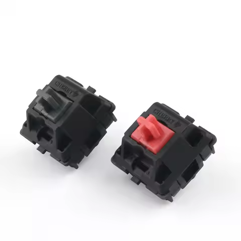 Original Cherry MX Switch Silent Red Mute Black Pink Mechanical Keyboard Axis Customize Replacement 