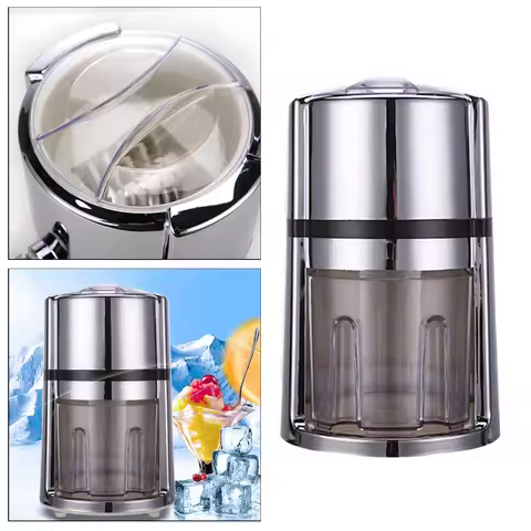 Portable Manual Ice Crusher Shaver Machine Manual Ice Crusher Shaver Ice Machine Snow Cone Maker Sha
