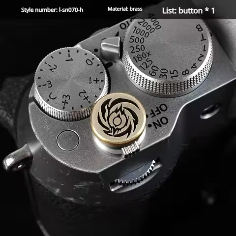 Suitable for Fuji camera shutter button xe5xm5 second-generation xt50 Nikon ZF shutter button cap