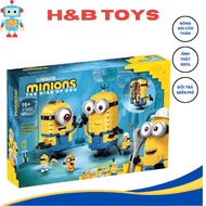 Đồ chơi lắp ráp X19009 D3008 Xếp hình người máy Minions 876 mảnh