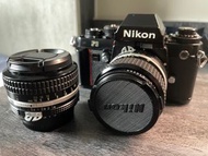 Nikon F3, Nikkor 35mm F2 AI-S MF, Nikkor 50mm F1.4 AI MF