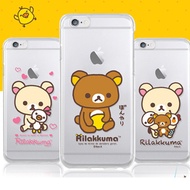 Rilakkuma Clear Jelly Case iPhone7/8 iPhone 7/8 Plus Case 6 Types Case Made in Korea