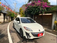 【FB搜尋桃園阿承】馬自達 超人氣MAZDA3跑13萬 2012年 2.0CC 白色 二手車 中古車