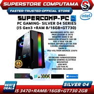 PC Rakitan Gaming Core i5-RAM 8/16GB-SILVER 04 Series-Siap Pakai