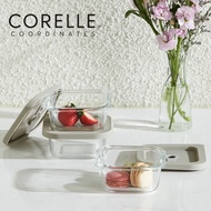 Corelle Square Glass Food Storage Container 3p (320ml) BPA Free