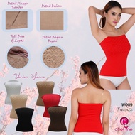 Chelyne Kemben Inner Without Foam W009 Seamless Knit Material (Includes Transparent Bra Straps) LONG