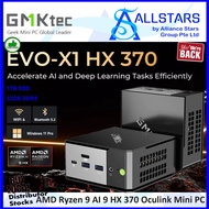 ALLSTARS *SG Distributor Stocks* GMKTec EVO-X1 AI Complete Mini PC AMD Ryzen AI 9 HX 370, 32GB DDR5,