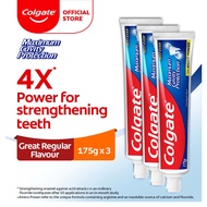 Colgate Maximum Cavity Protection Great Regular Flavour Toothpaste Valuepack 175g x 3