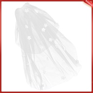 Flower Wedding Veil Comb Designed Bride Wedding Veil Decorative Wedding Veil Bridal Dress Accessory 