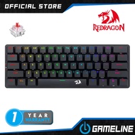 Redragon KEYBOARD Redragon WIRELESS (K615P-KBS) ELISE PRO BLACK RED SWITCH