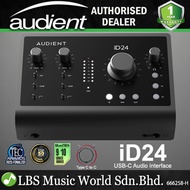 Audient iD24 10 in 14 out USB C Audio Interface with 2 Microphone Preamp