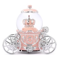 幸福加冕 水晶球音樂盒 結婚求婚婚禮情人節禮物王冠馬車