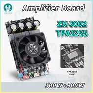 NEW ZK-3002 Amplifier Board 300W Dual Channel TPA3255 Chip Dual Channel for Audio