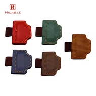 [UsusexaMY] Bookmark with Pen Holder,Book Mark Clips Page Clips PU Leather Bookmark for Note Taking 