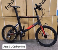 new JAVA CL CARBON 18S  平把小輪。