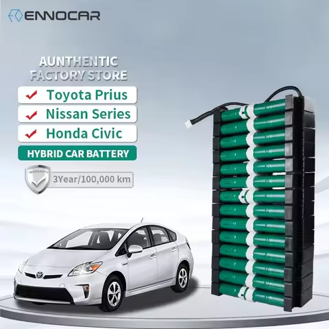 Replacement Battery Ni-MH 144V 6.5Ah Cylindrical Hybrid Car Battery for Toyota Prius C Aqua 2012 201