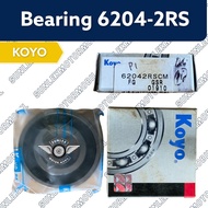 MESIN 6204 2RS 6204-2RS BEARING LAHAR LAHER ENGINE CAR MOTORCYCLE KOYO ORIGINAL GENUINE