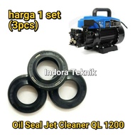 Oil Seal 1 set (3pcs) Jet Cleaner H&amp;L QL 1200 - Pressure Washer - Mesin Stim - Spare Part