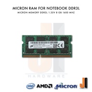 Micron RAM For Notebook DDR3L-1600 Mhz 8 GB 1.35V (ของใหม่)