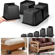 LEMONTRELQAT 4 Pcs/Set Oversized Furniture Risers, Support Heavy-Duty Bed Risers, Professional 1-6 I